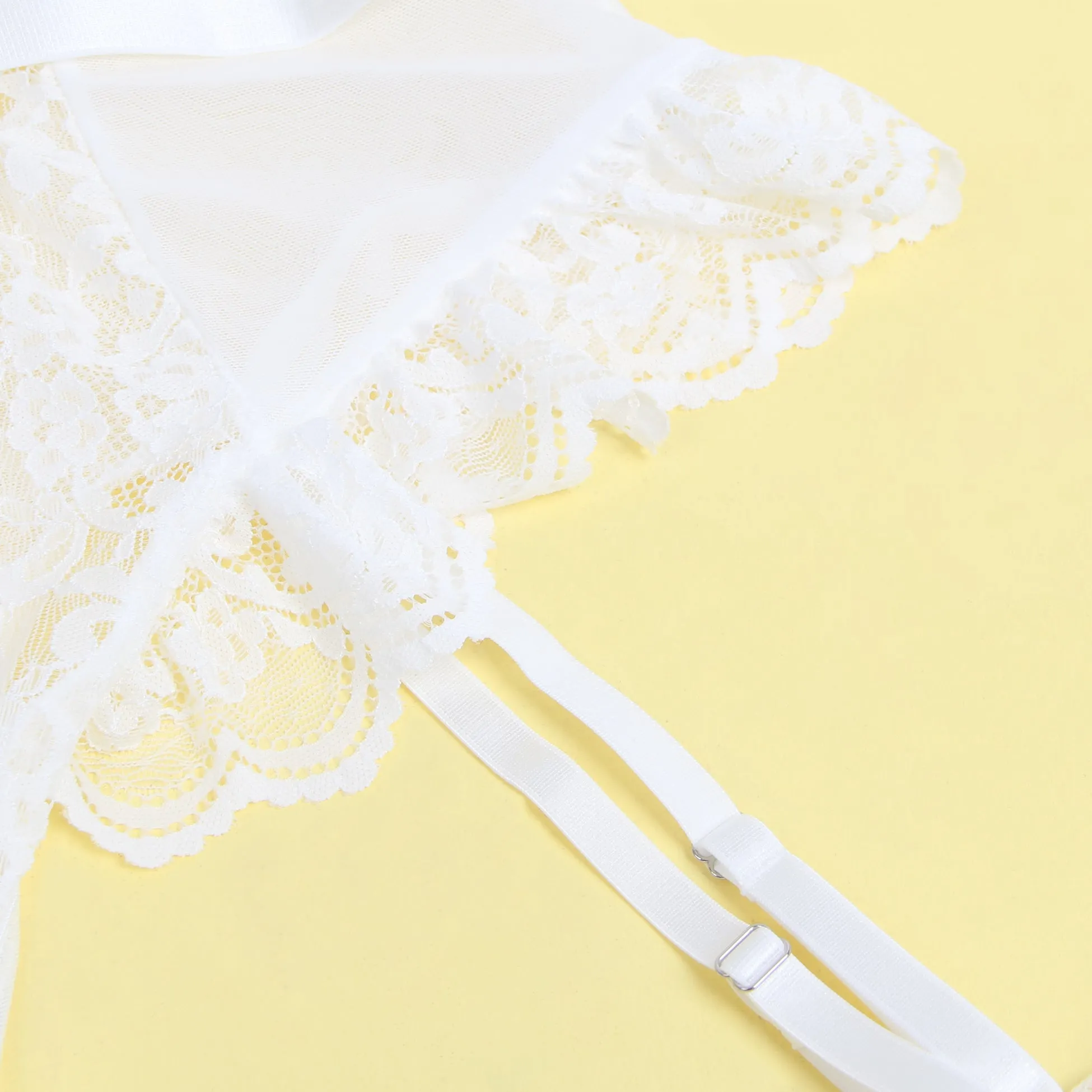 Sexy Egypt Slim Lace Garter Leg Ring Teddy