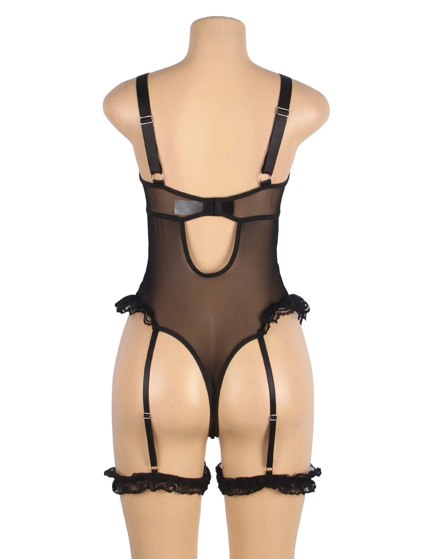 Sexy Egypt Slim Lace Garter Leg Ring Teddy