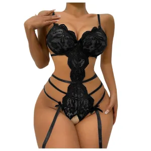 Sexy Exotic Costumes Sensual Lingerie Transparent Lace Erotic Apparel Porn Sexy Sleepwear Plus Size Erotic Underwear