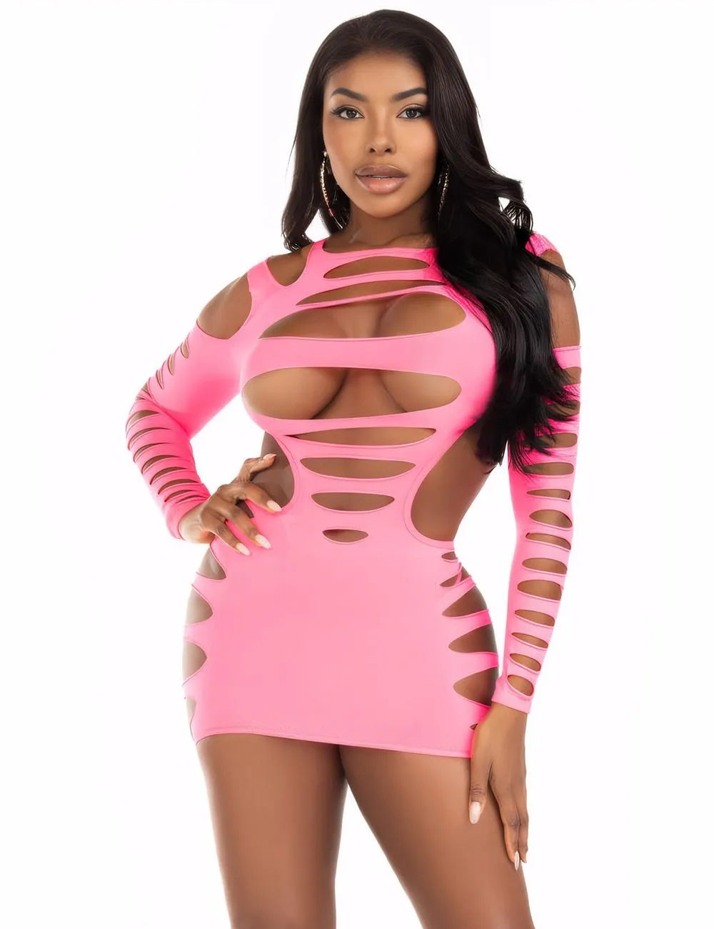 Sexy Long Sleeves Hollow Out Bodystocking Egypt