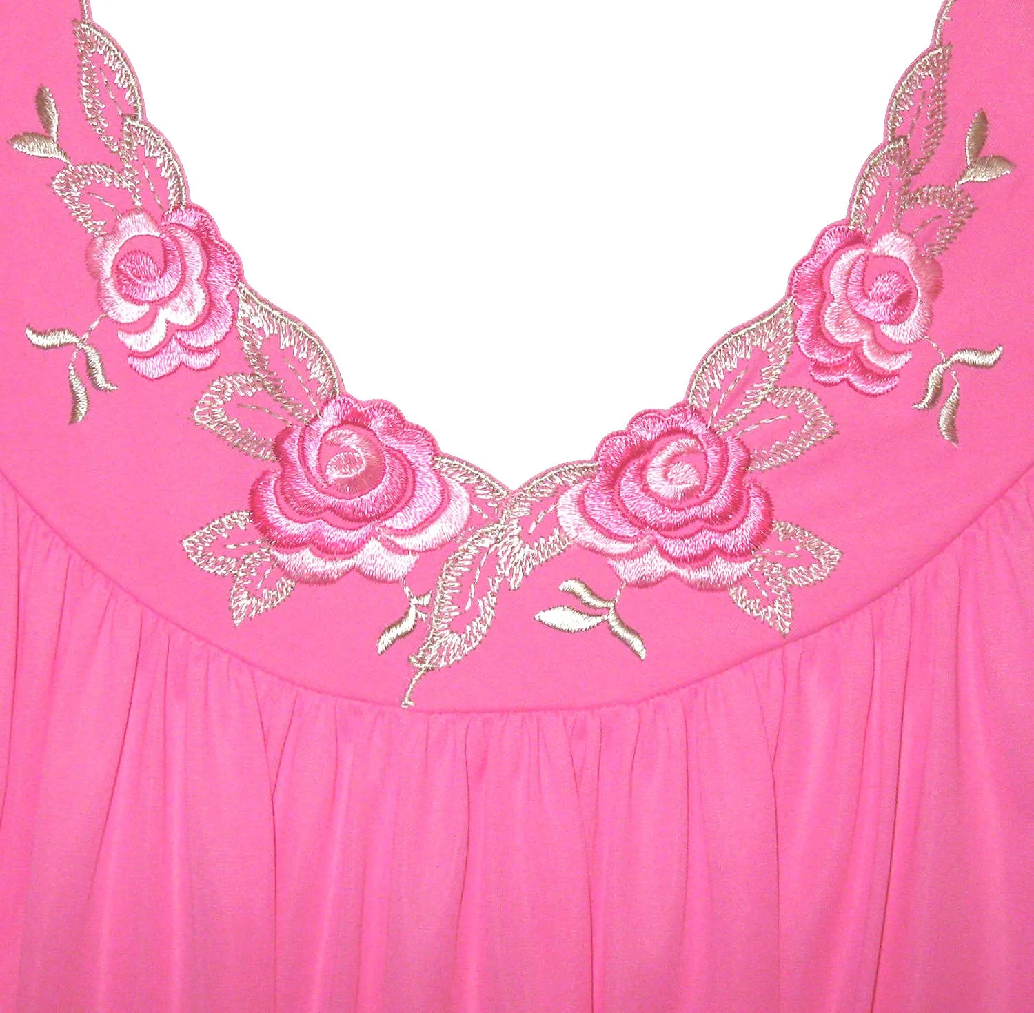Shadowline Nightgown Long Sleeve Nylon Kaftan 33280