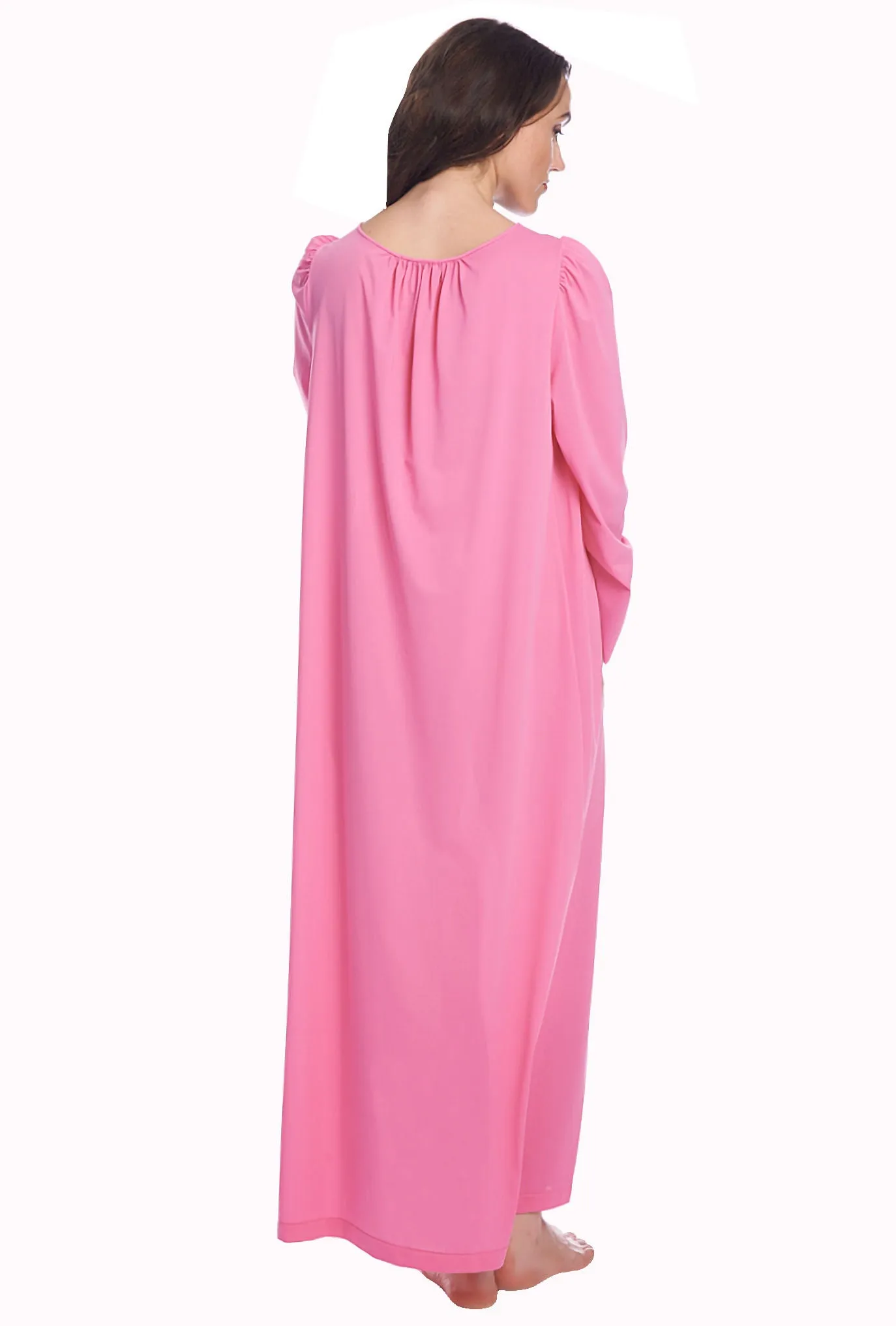 Shadowline Nightgown Long Sleeve Nylon Kaftan 33280