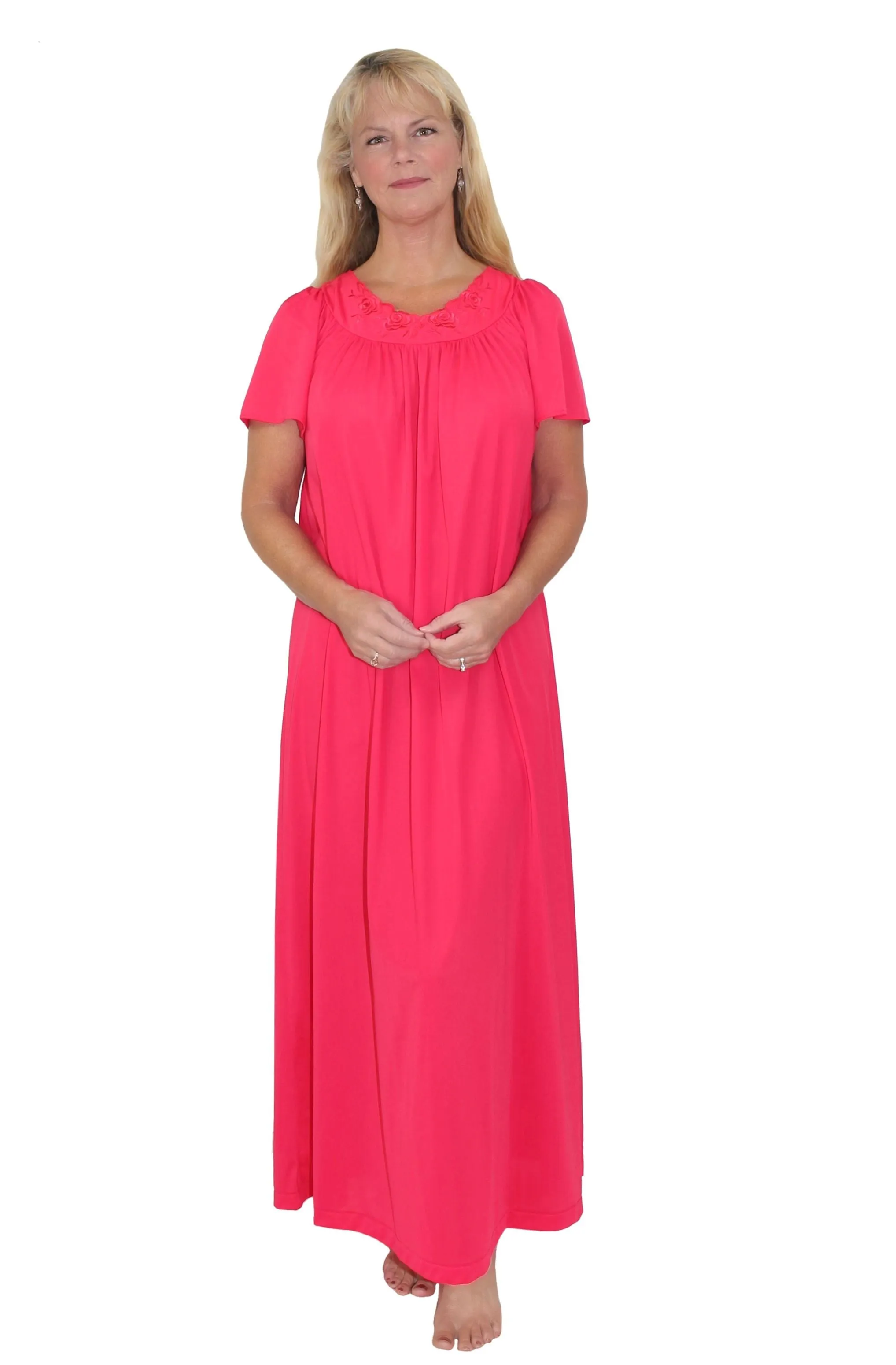 Shadowline Women's Nightgown Nylon Long 32280