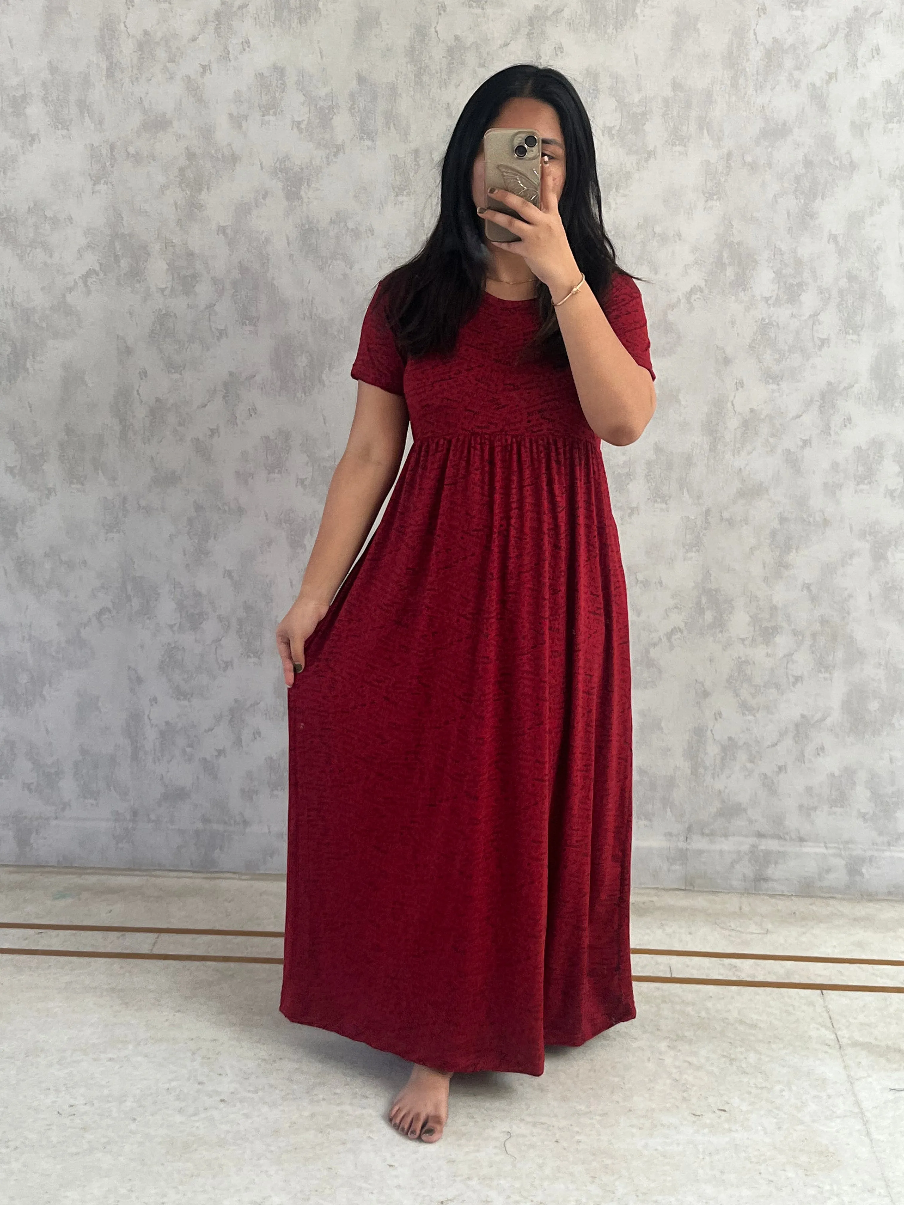 Shivani  Lightweight SoftCotton Full Length  Maxi Loungewear