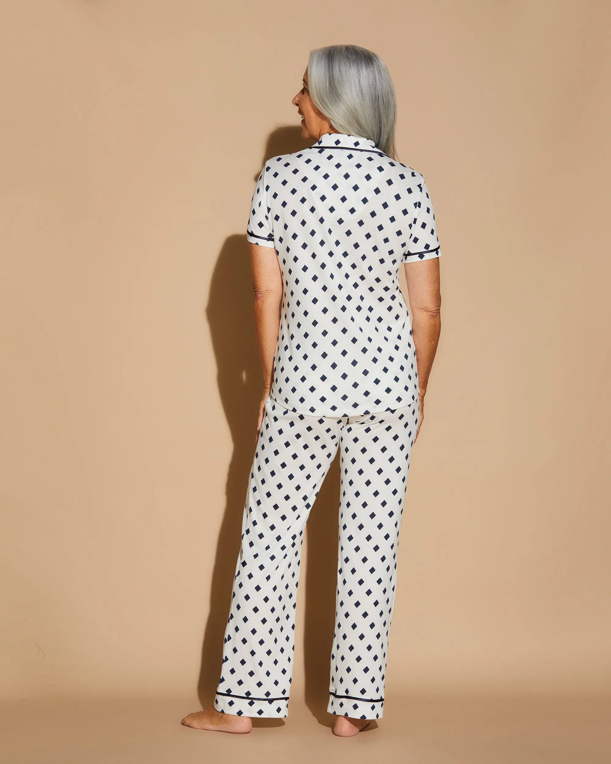 Short Sleeve Top & Pant Pajama Set