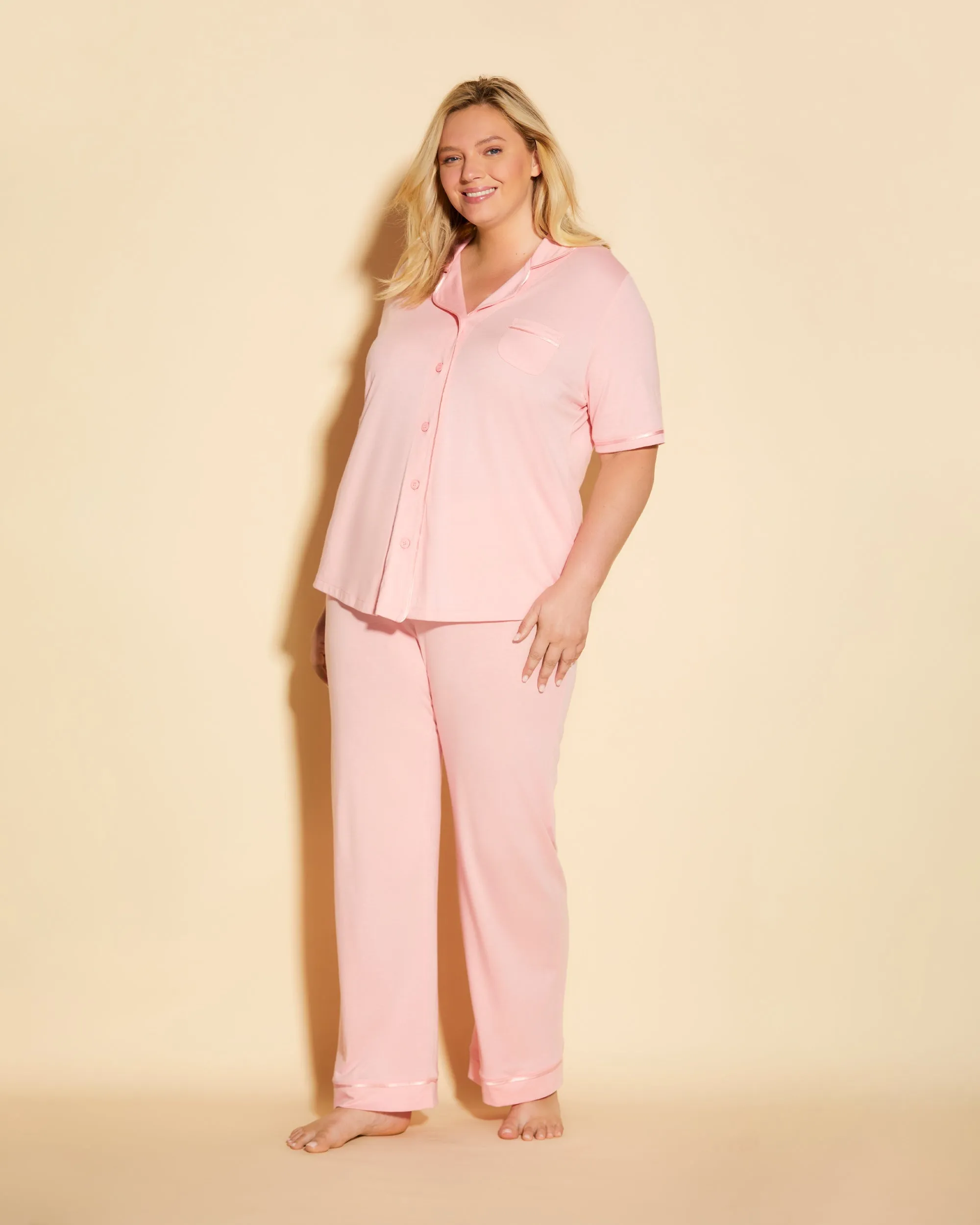 Short Sleeve Top & Pant Pajama Set