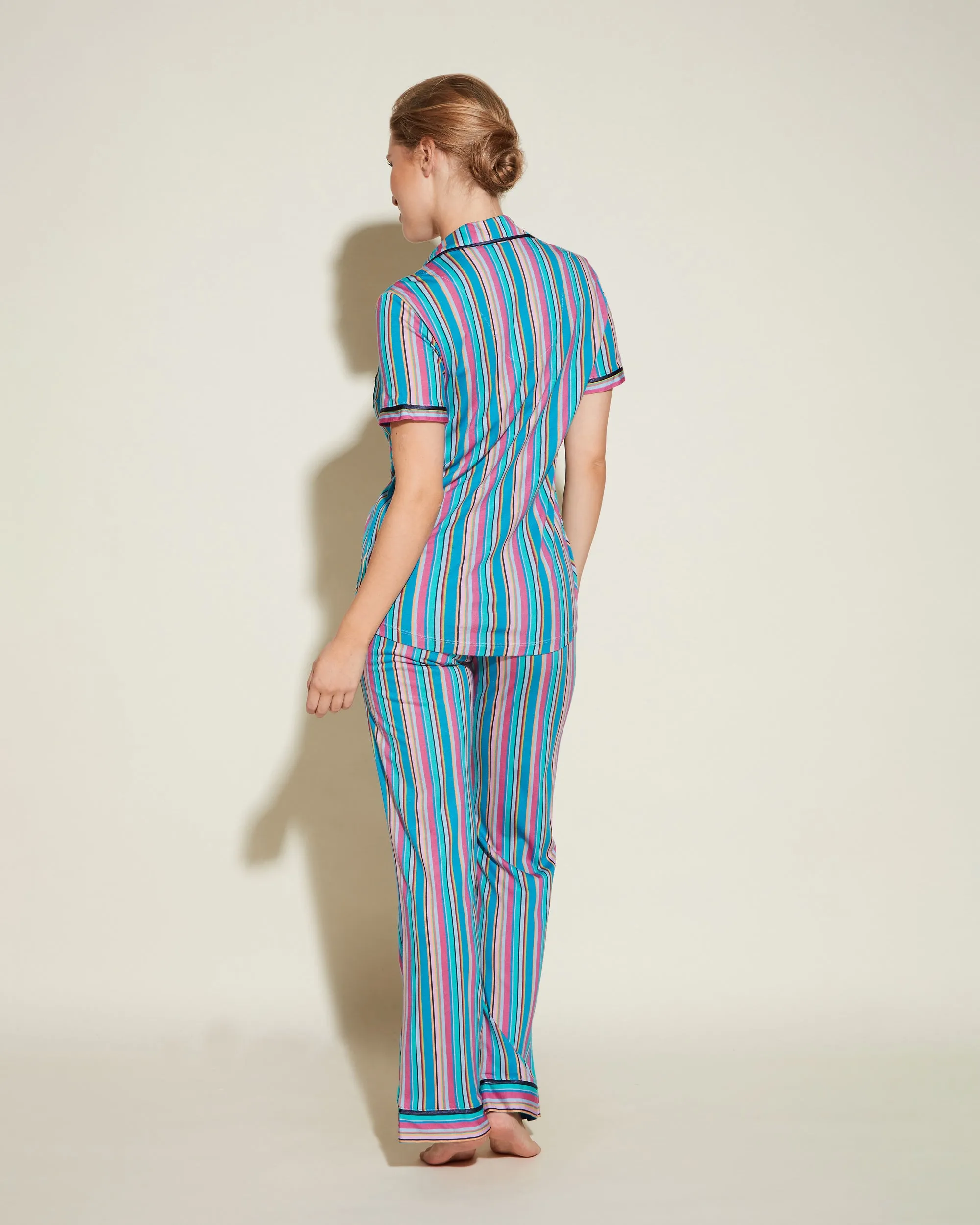 Short Sleeve Top & Pant Pajama Set