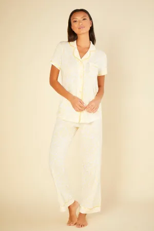 Short Sleeve Top & Pant Pajama Set