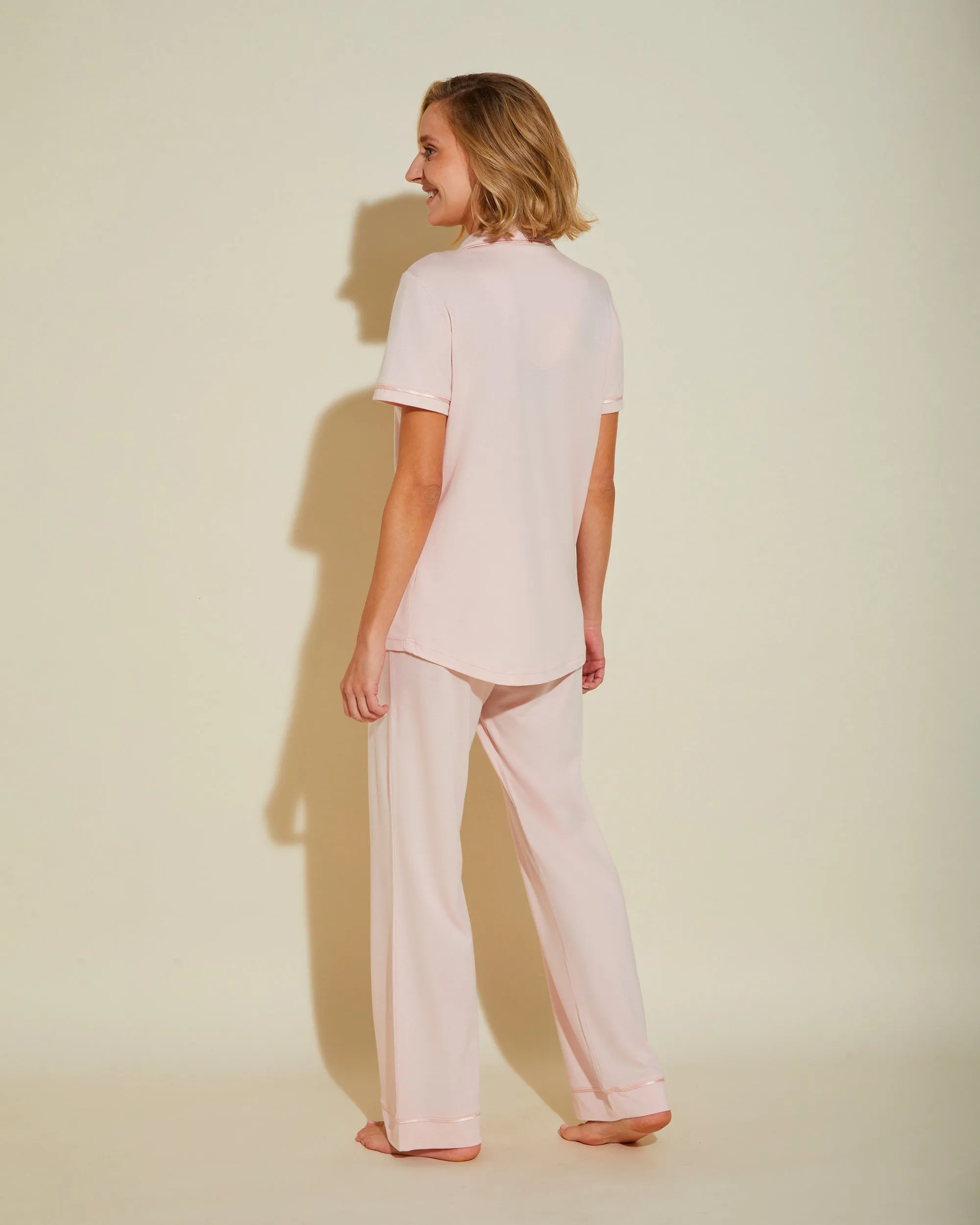 Short Sleeve Top & Pant Pajama Set