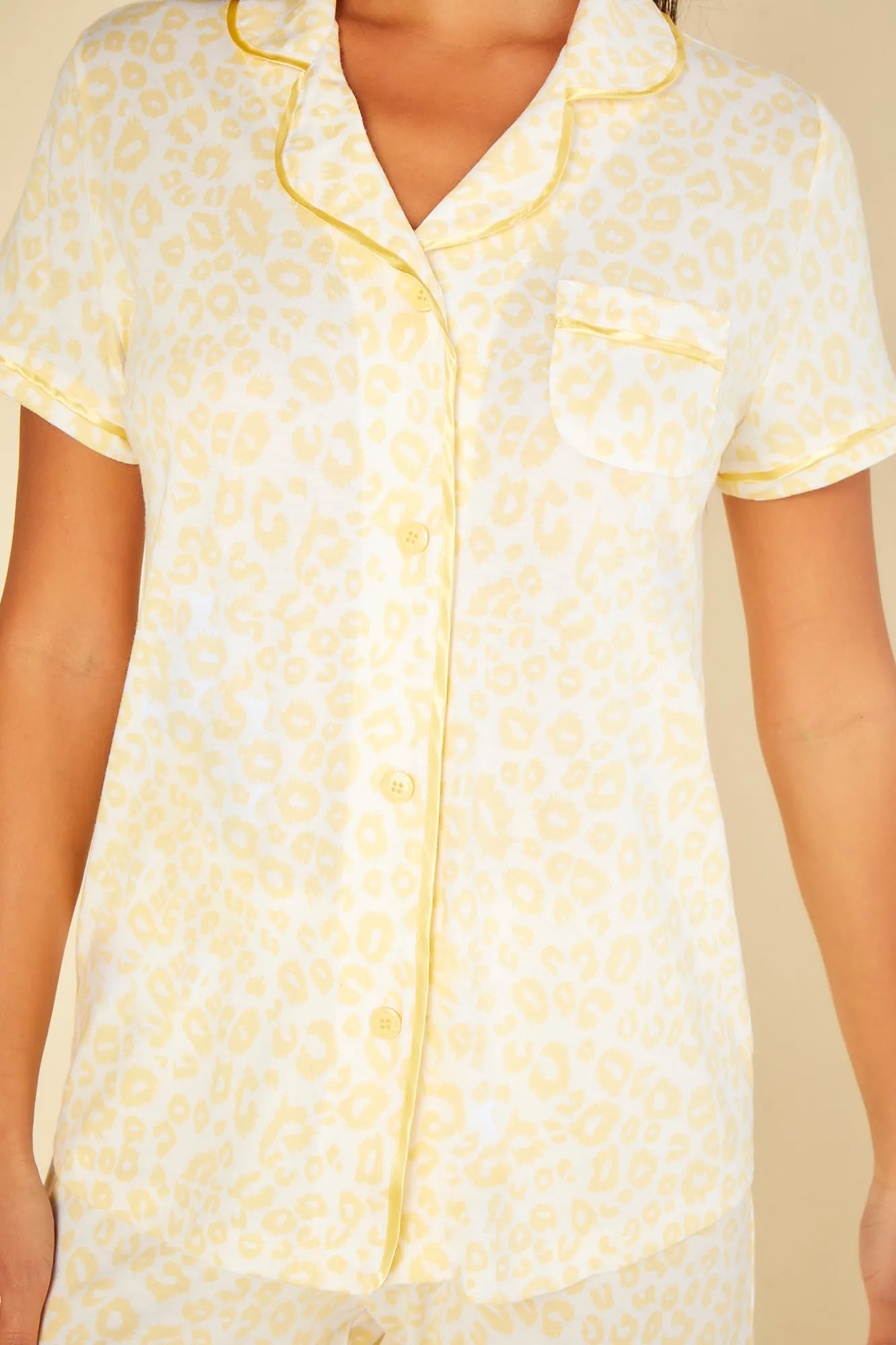 Short Sleeve Top & Pant Pajama Set