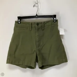 Shorts By Madewell In Green Denim, Size: 0