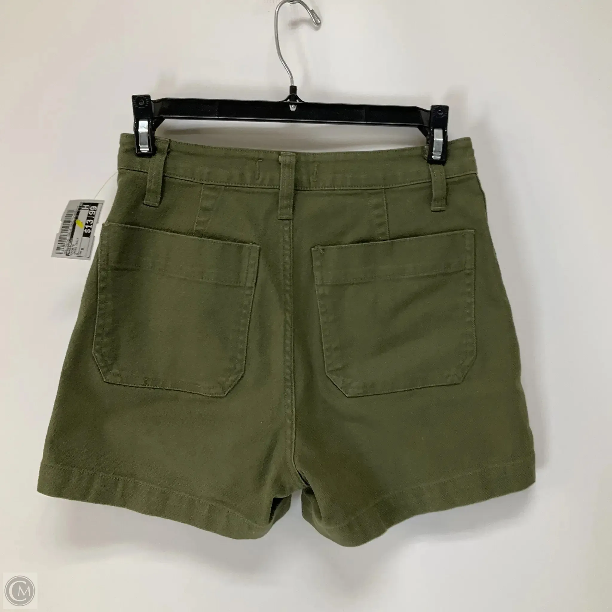 Shorts By Madewell In Green Denim, Size: 0