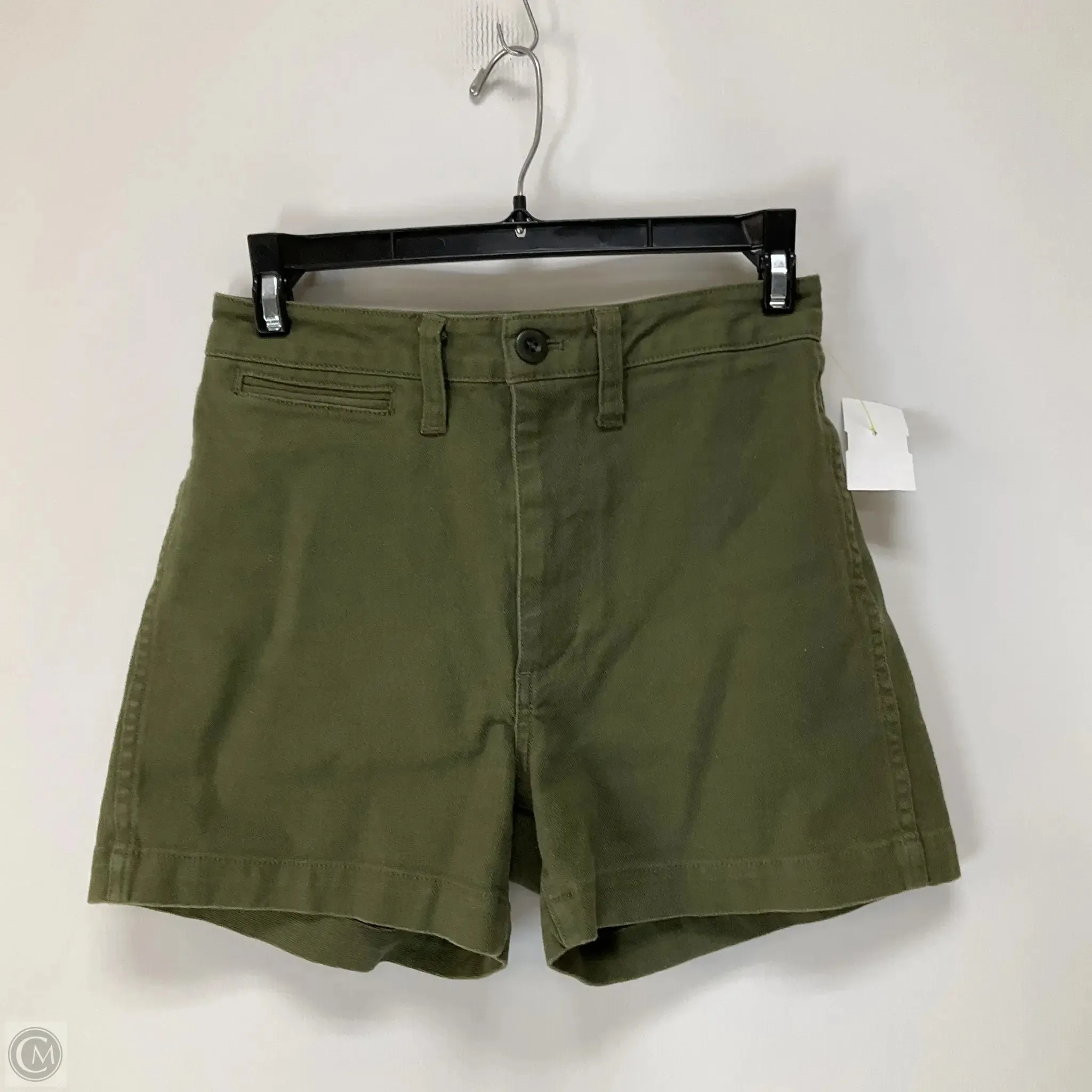 Shorts By Madewell In Green Denim, Size: 0