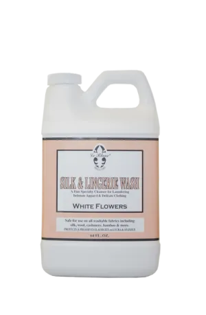 Silk & Lingerie Wash White Flowers