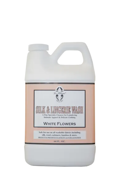 Silk & Lingerie Wash White Flowers
