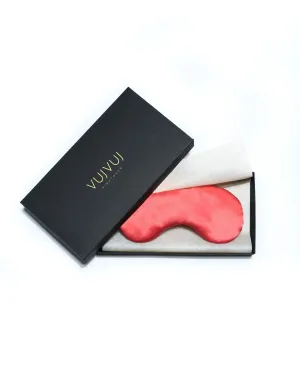 Silk Sleep Mask In Coral