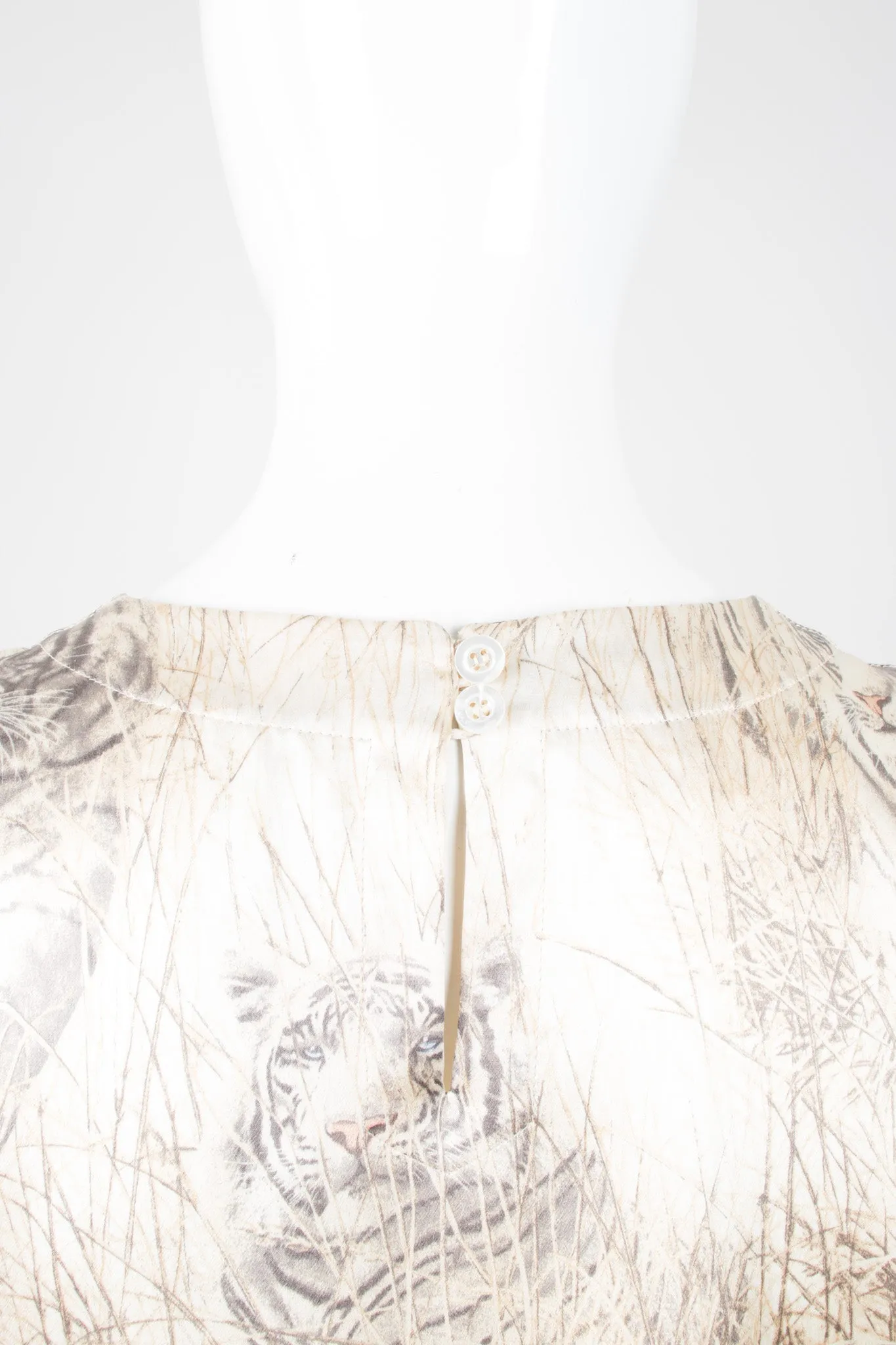 Silk White Tiger Tee