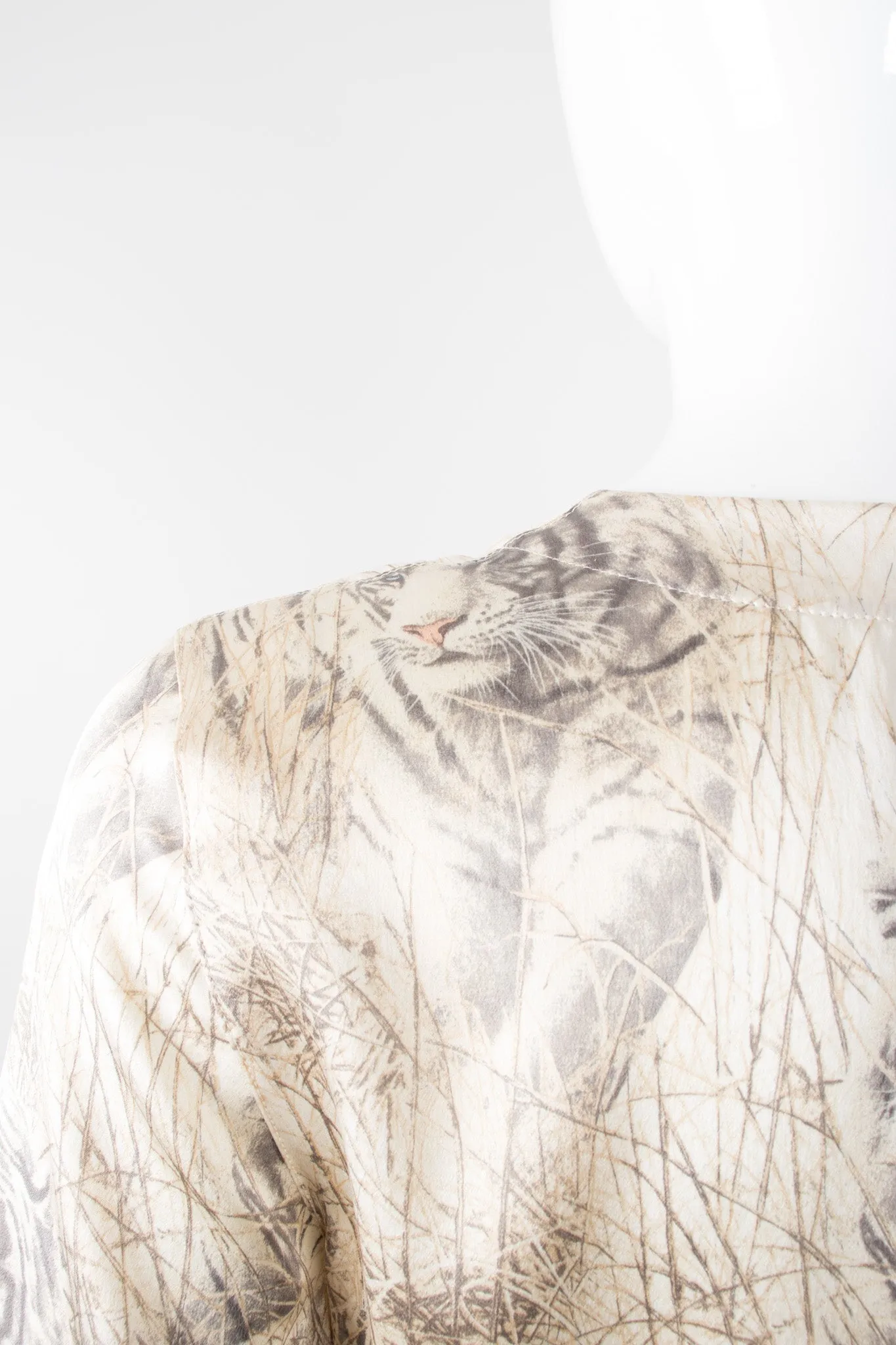Silk White Tiger Tee