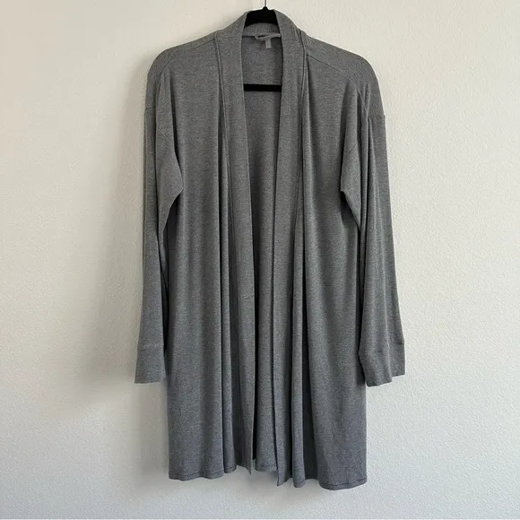 SKIMS Soft Lounge Robe in Heather Grey