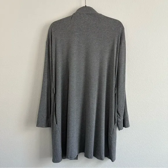 SKIMS Soft Lounge Robe in Heather Grey