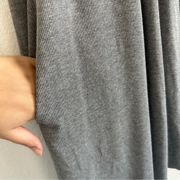 SKIMS Soft Lounge Robe in Heather Grey