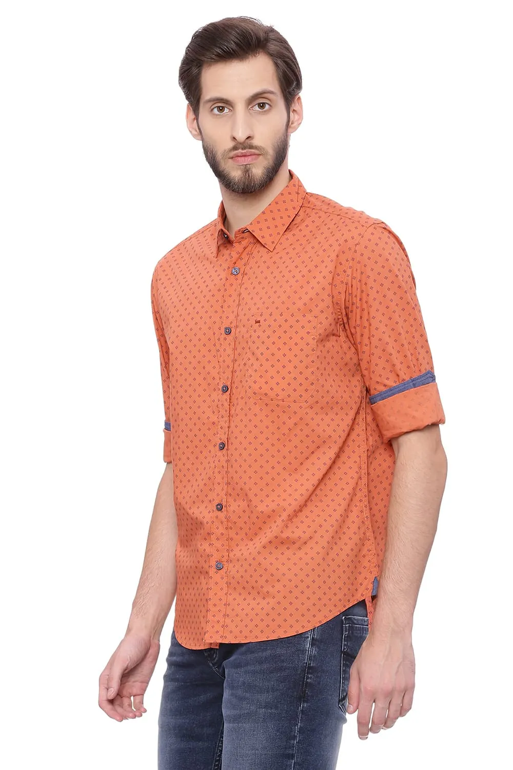 Slim Fit Printed Shirt