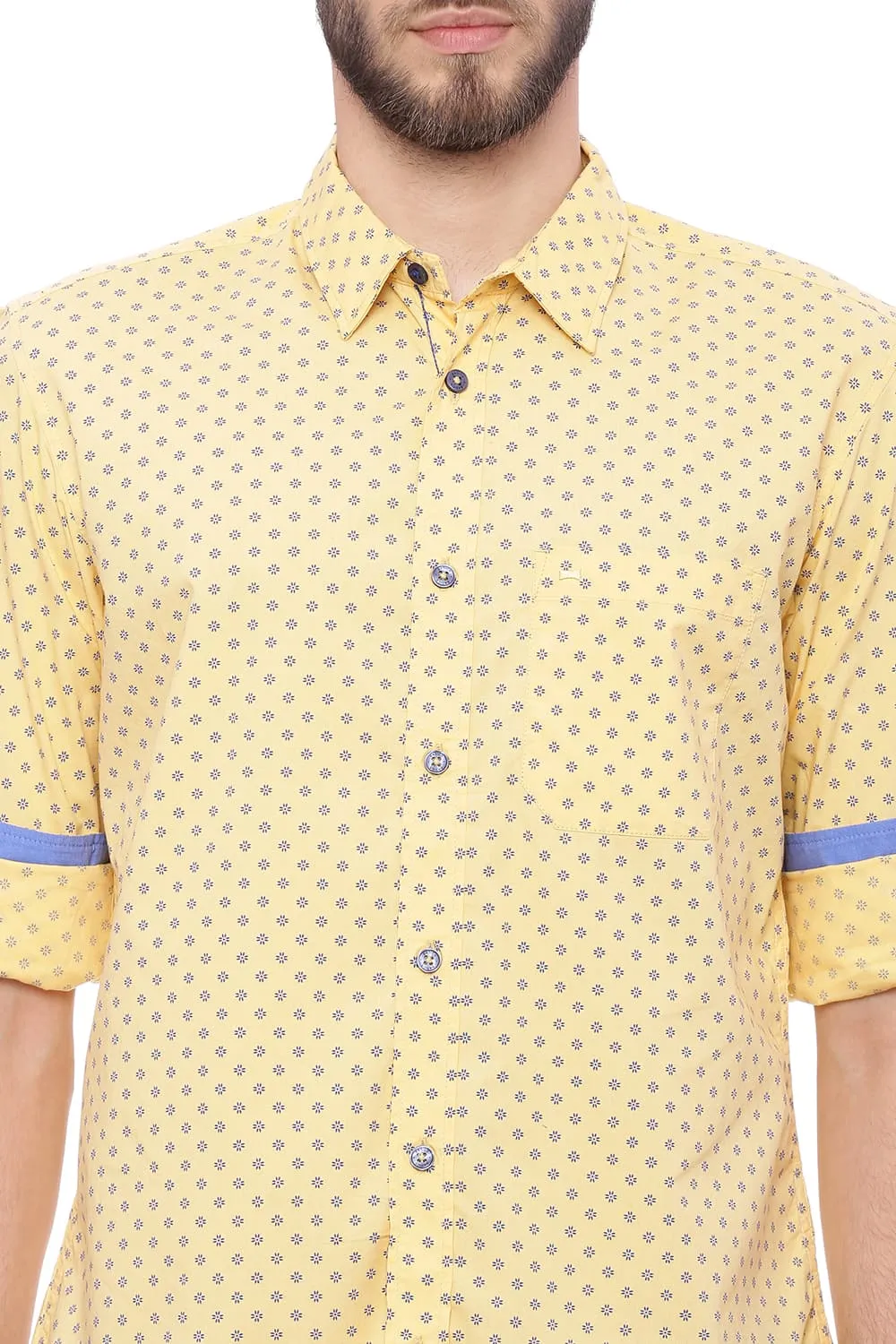 Slim Fit Printed Shirt