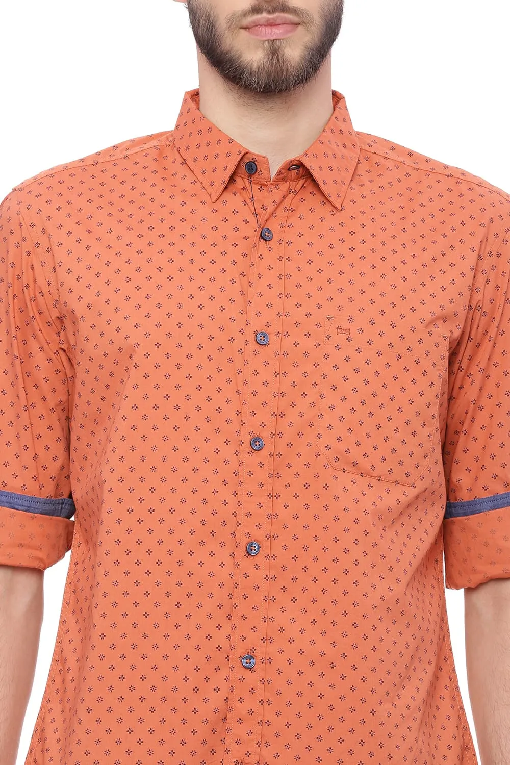 Slim Fit Printed Shirt