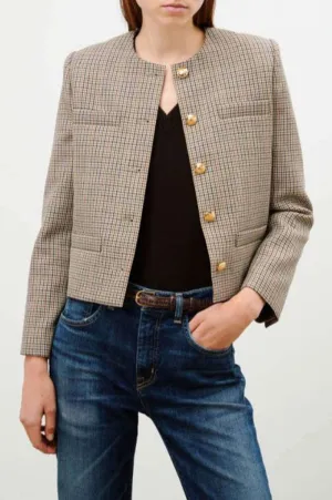 Sloane Jacket in Hunter Check