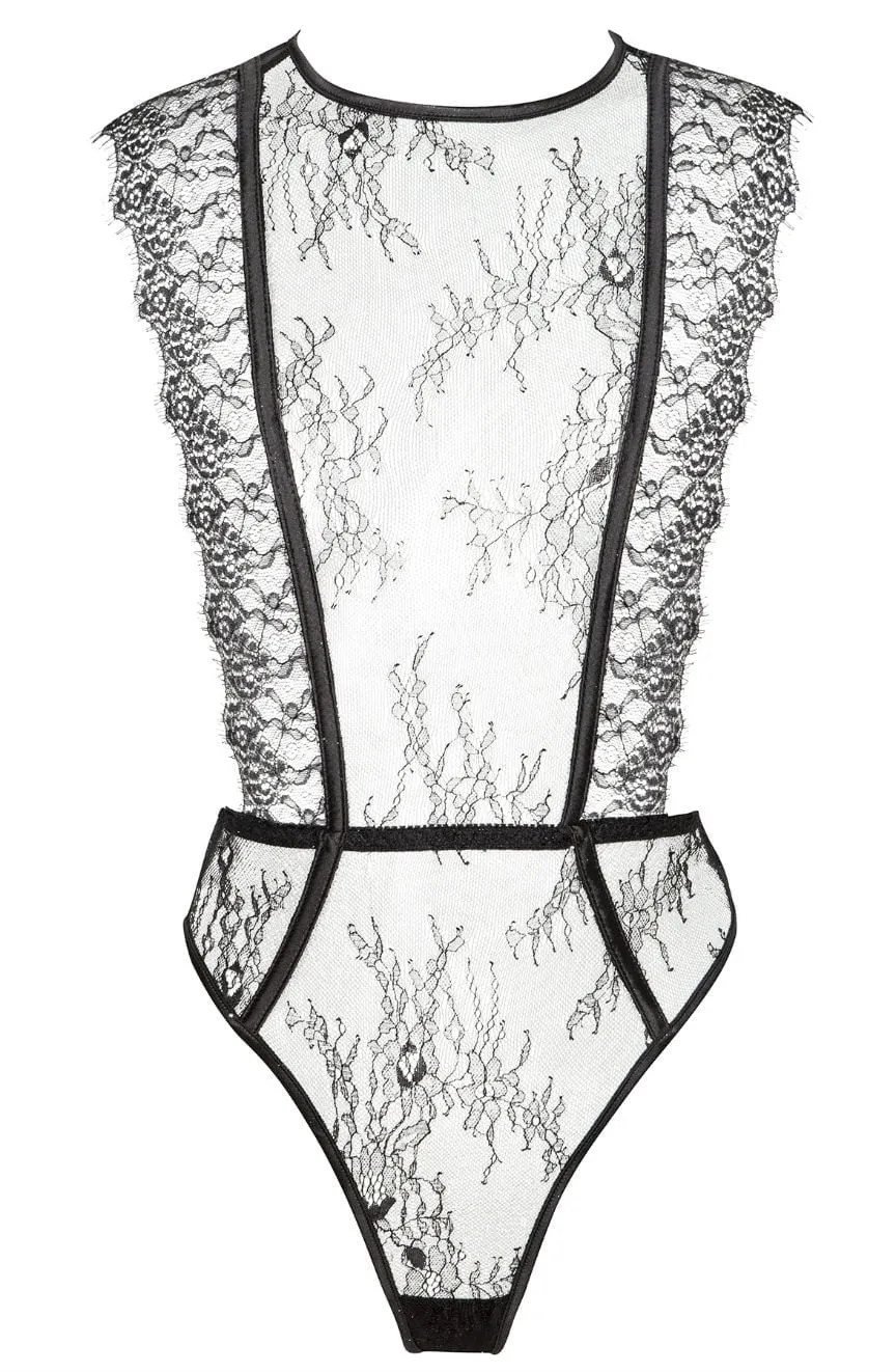 So to Lace Black Teddy