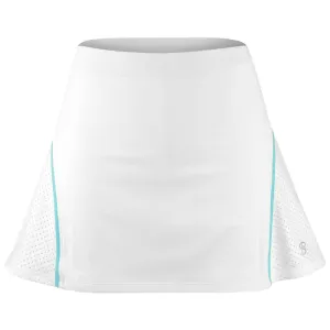 Sofibella Women's On the Dot 13" High-Waisted Skort - White/Air