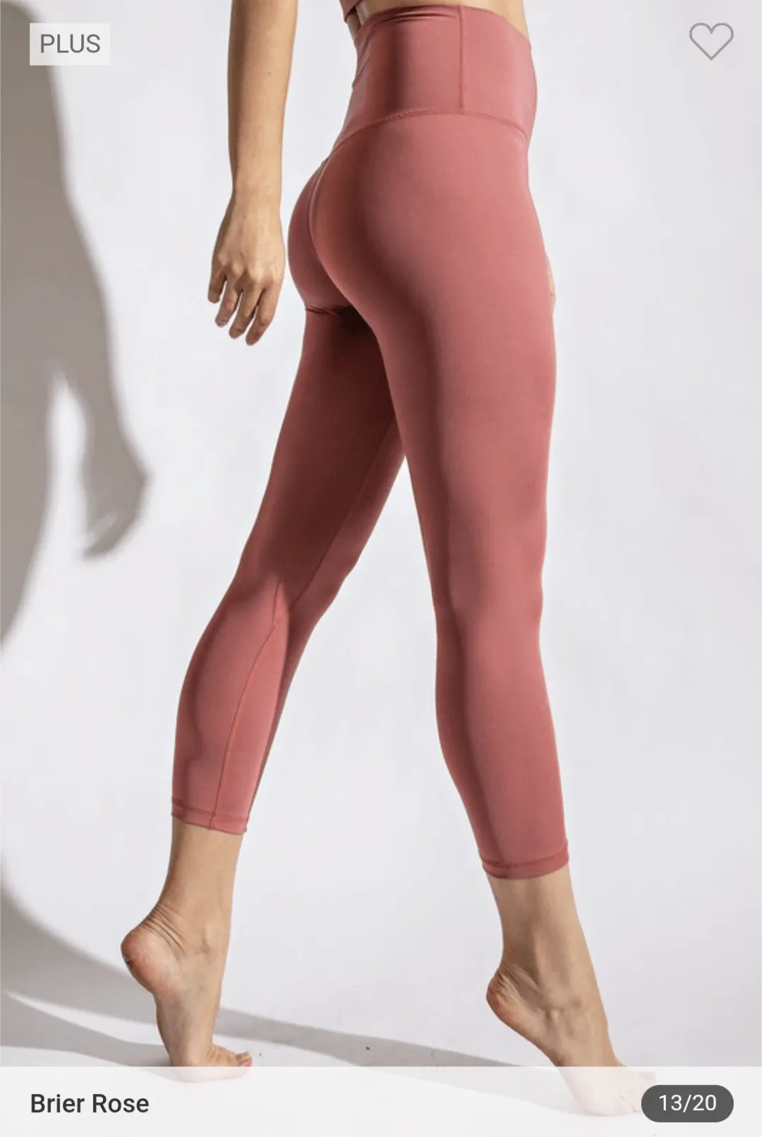 Solid Capri Leggings w/Light Compression