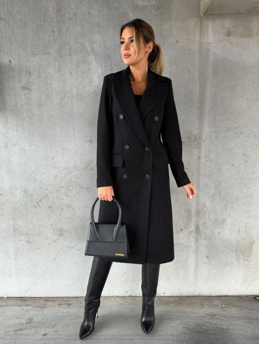 Sophisticated Double-Breasted Outerwear
