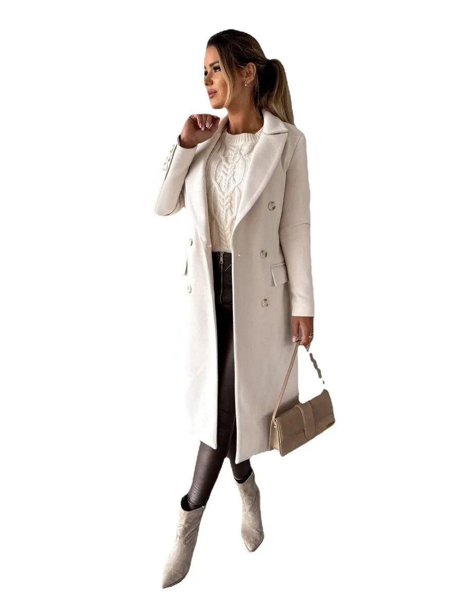 Sophisticated Double-Breasted Outerwear