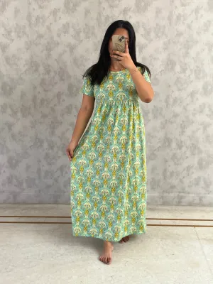 Sowmiya  SoftCotton Full Length  Maxi Loungewear