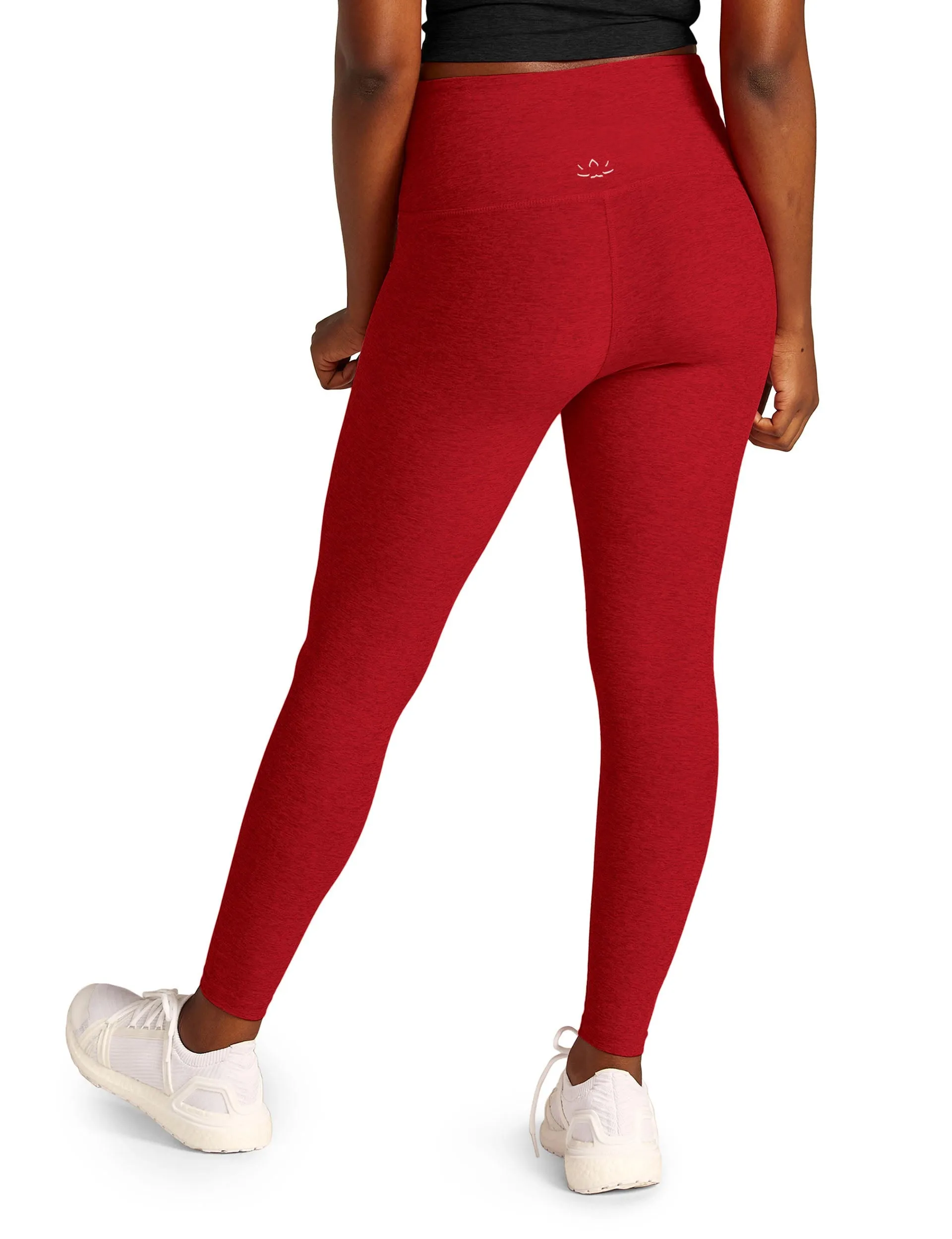 SPACEDYE AT YOUR LEISURE HW MIDI LEGGINGRUBY RED HEATHER