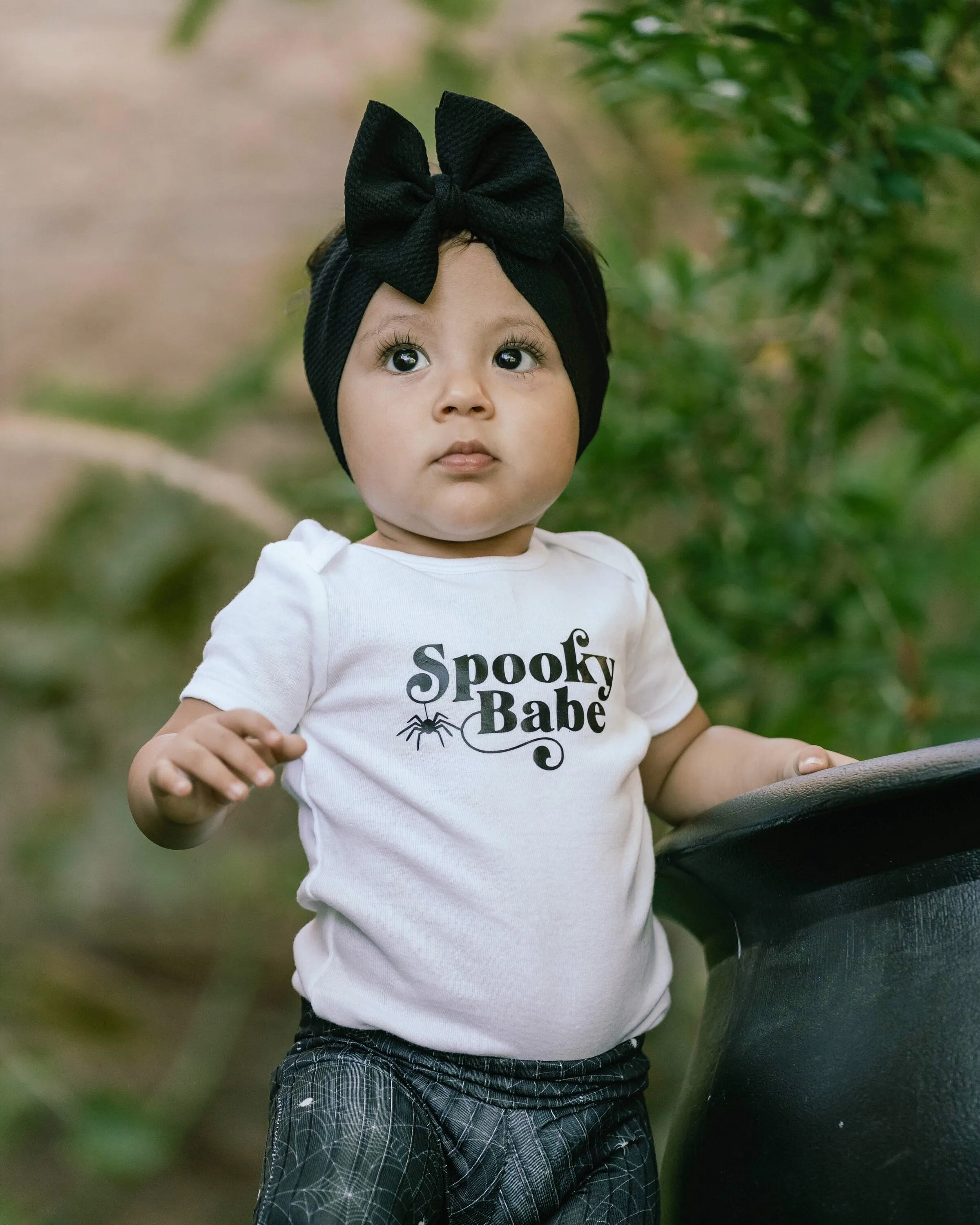 Spooky Babe Spider Bell Bottoms