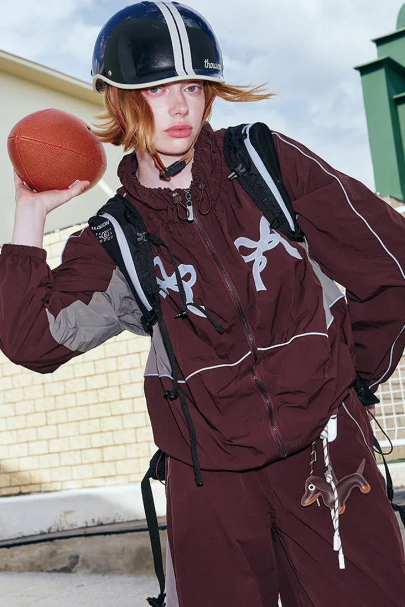 Sporty Patchwork Jacket / Trousers