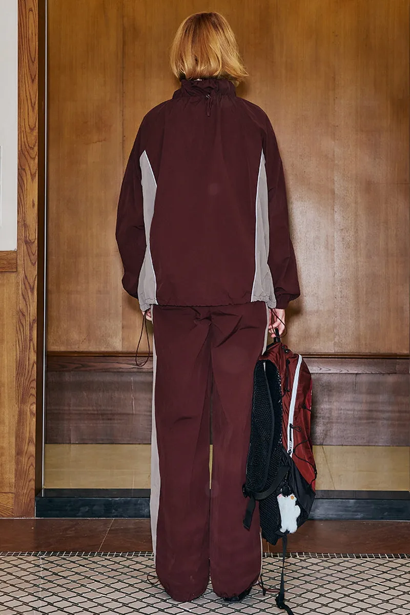 Sporty Patchwork Jacket / Trousers