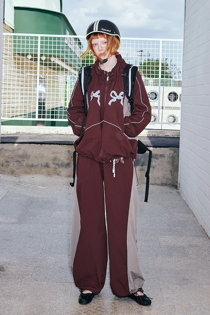 Sporty Patchwork Jacket / Trousers