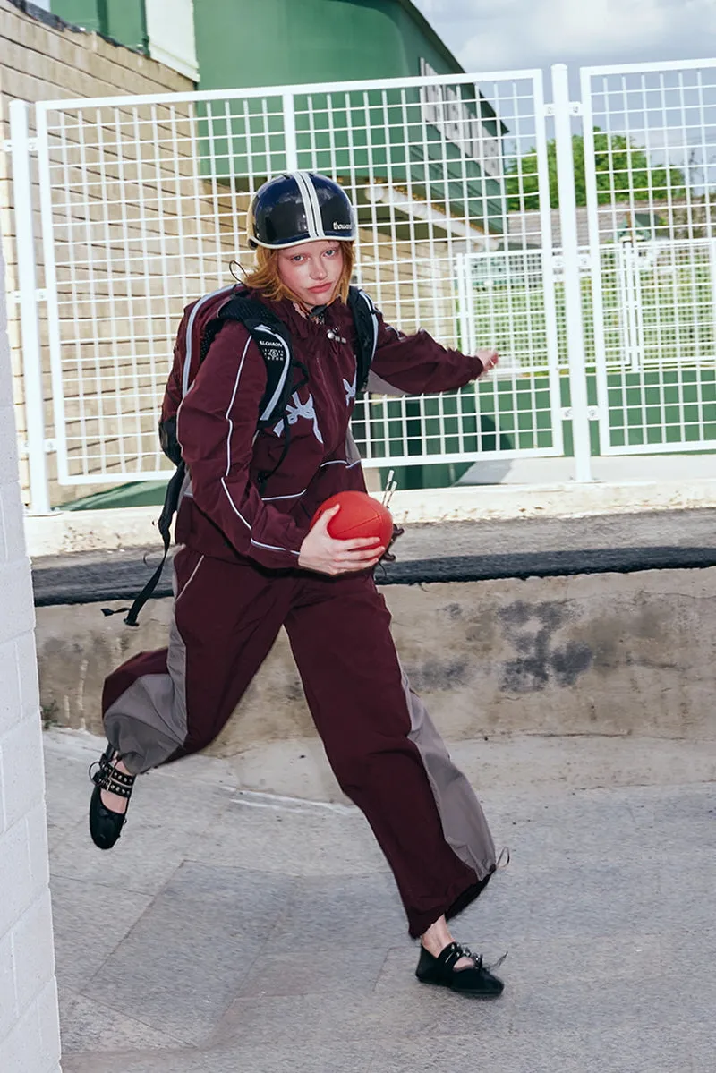 Sporty Patchwork Jacket / Trousers