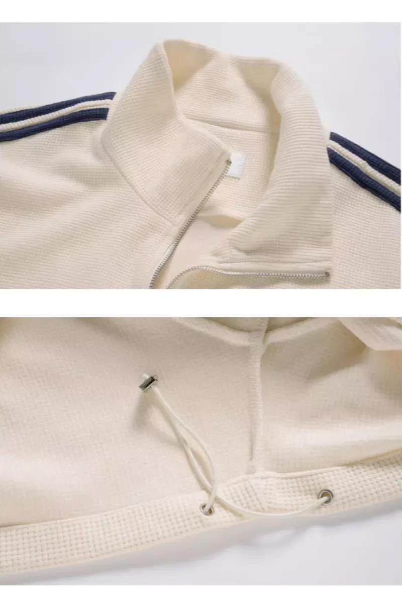 Sporty Waffle Sweatshirt / Skirt