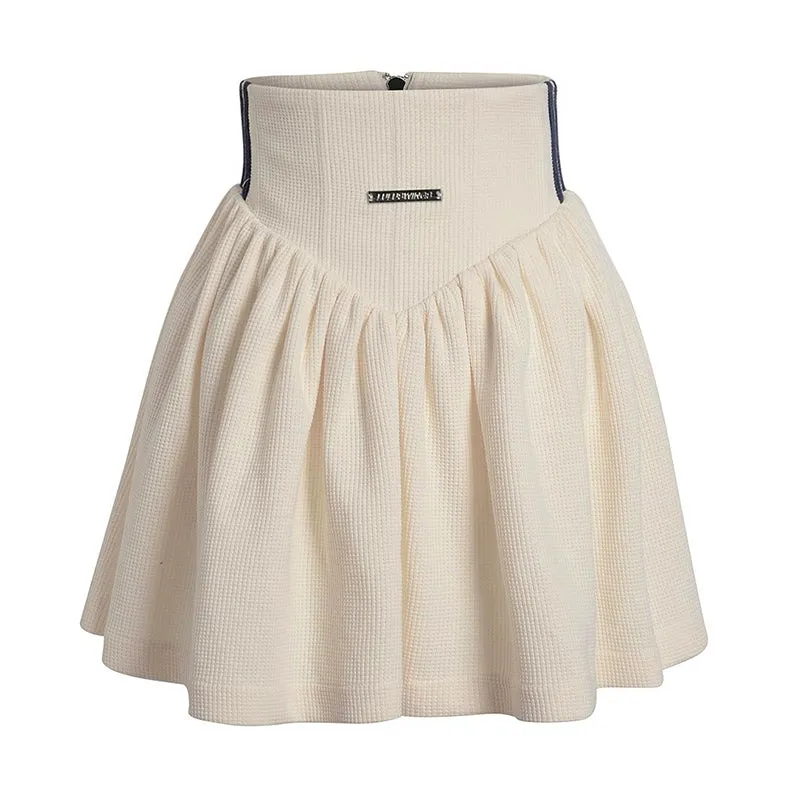 Sporty Waffle Sweatshirt / Skirt
