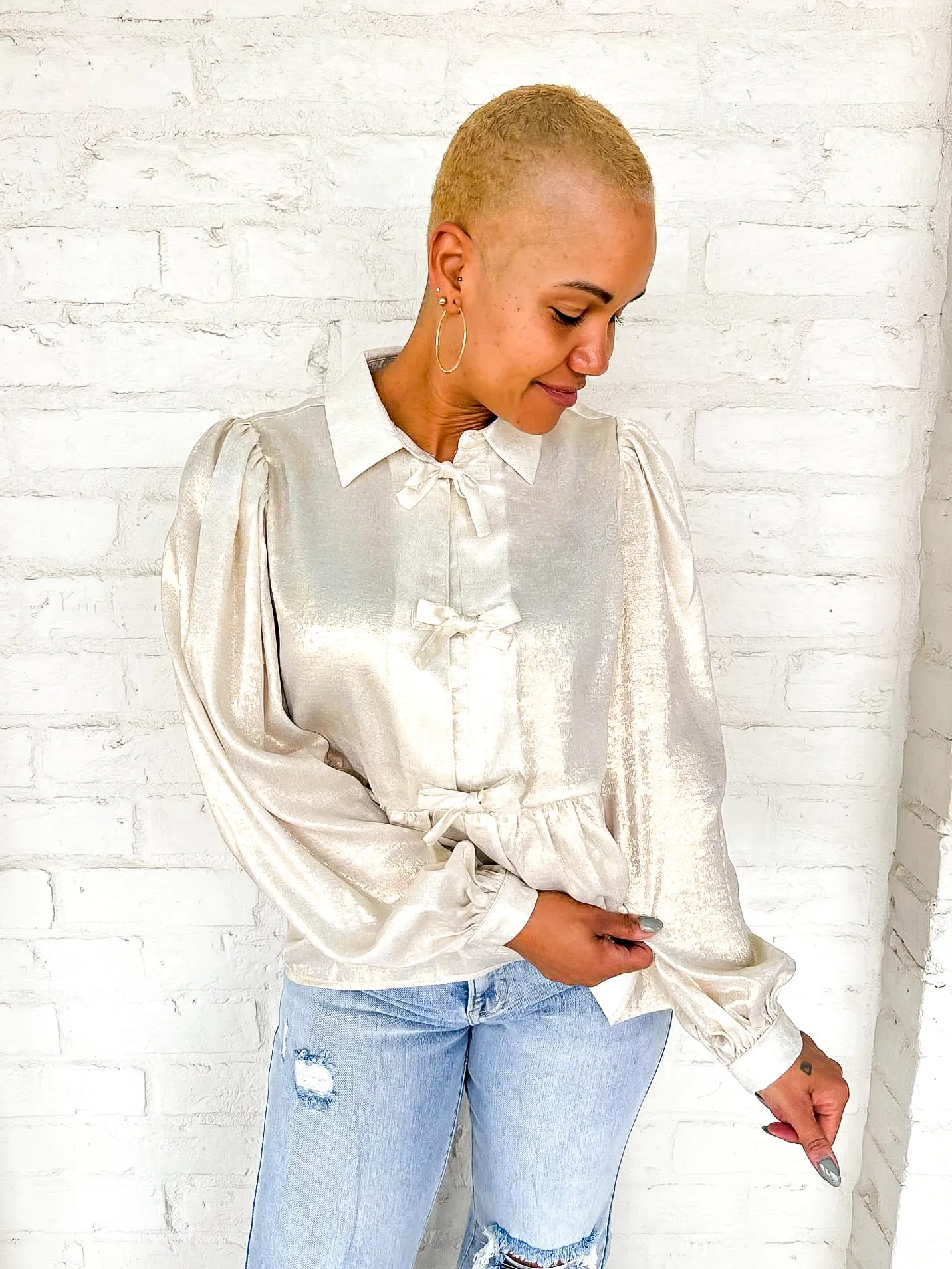 Spotless Surprise Cream Top