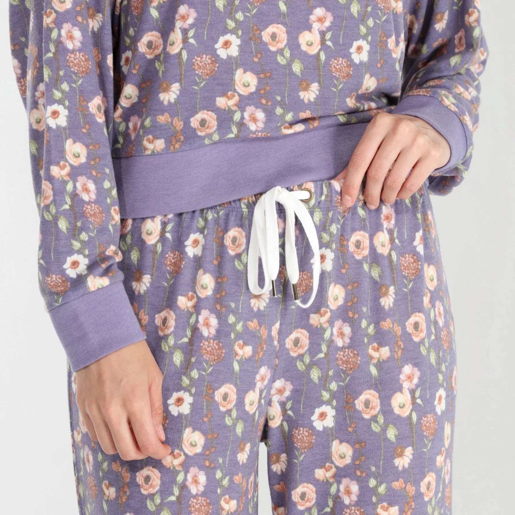 Star Seeker Lounge Set In Nova Floral - Honeydew Intimates