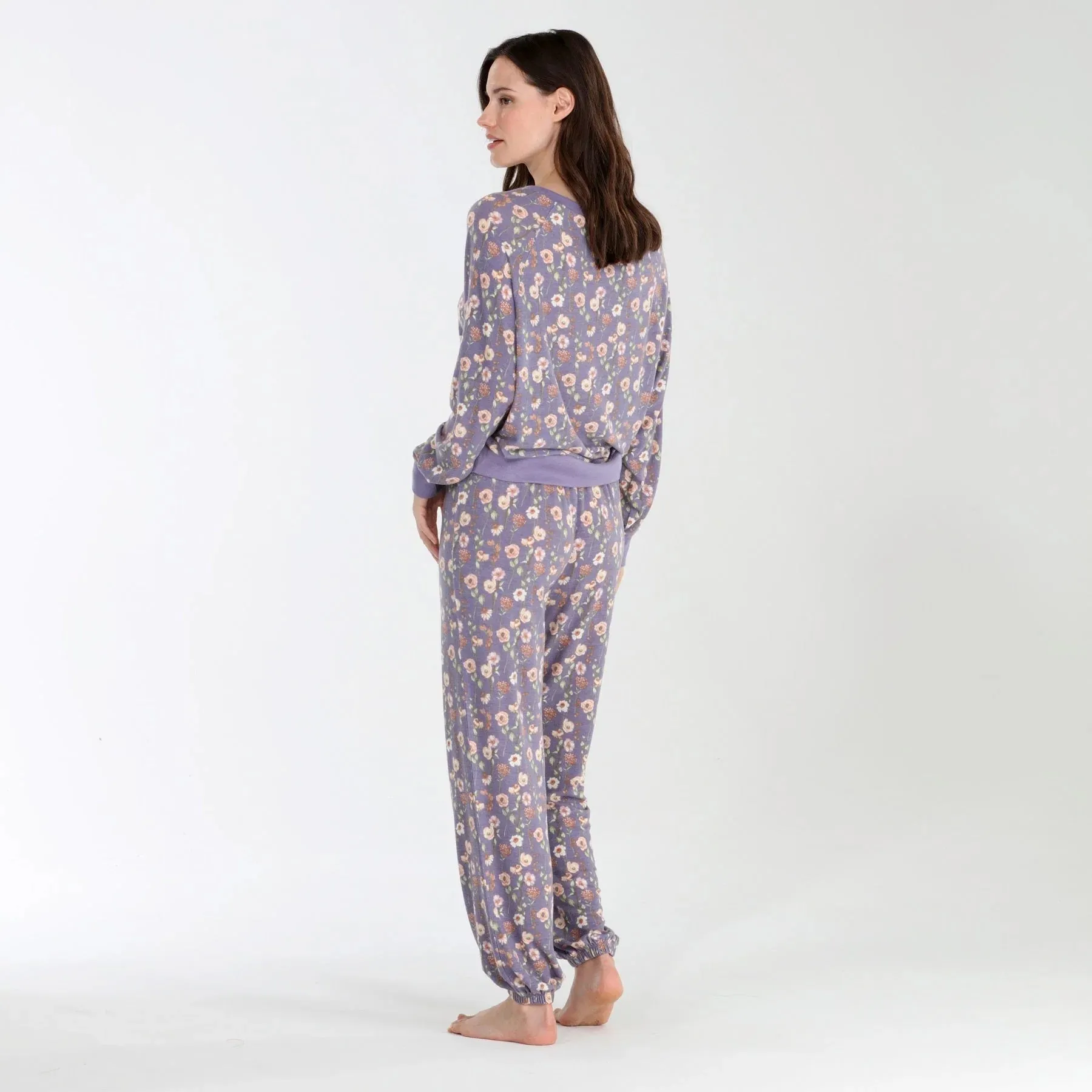 Star Seeker Lounge Set In Nova Floral - Honeydew Intimates