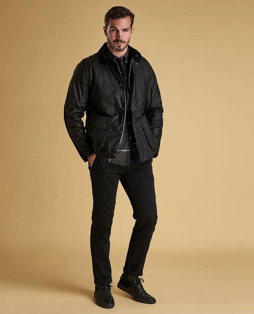 Strathyre Waxed Cotton Jacket Black