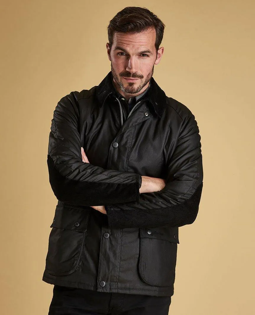 Strathyre Waxed Cotton Jacket Black