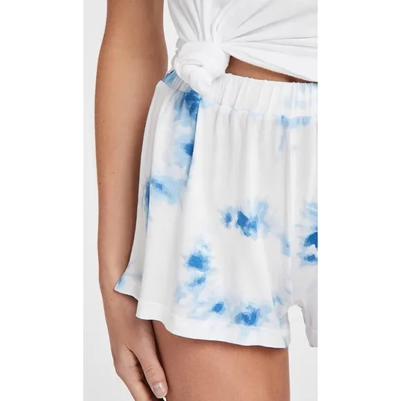 {Stripe &amp; Stare} Cali Tie Dye Shorts Medium Shopbop Sleepwear Loungewear