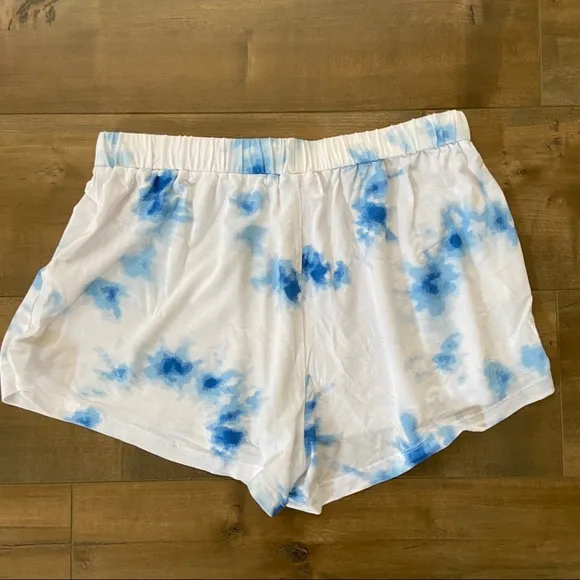 {Stripe &amp; Stare} Cali Tie Dye Shorts Medium Shopbop Sleepwear Loungewear